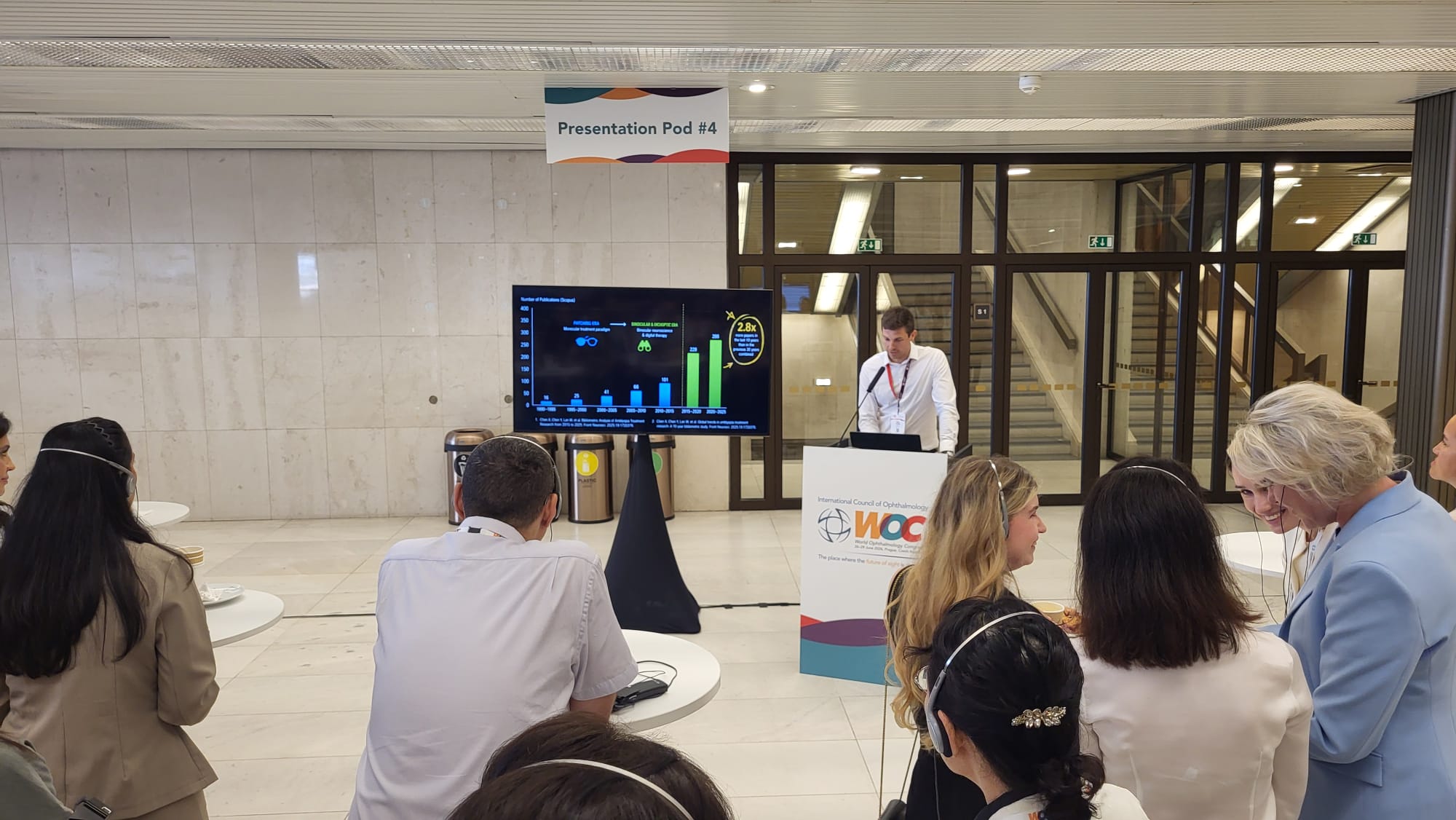 Eye Hero team presenting innovative, digital vision training program at the WOC 2026